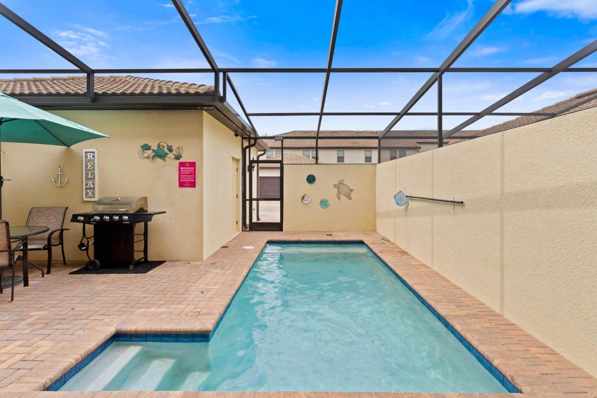 Townhome With Private Pool, Bbq & Free Waterpark Kissimmee Exterior photo