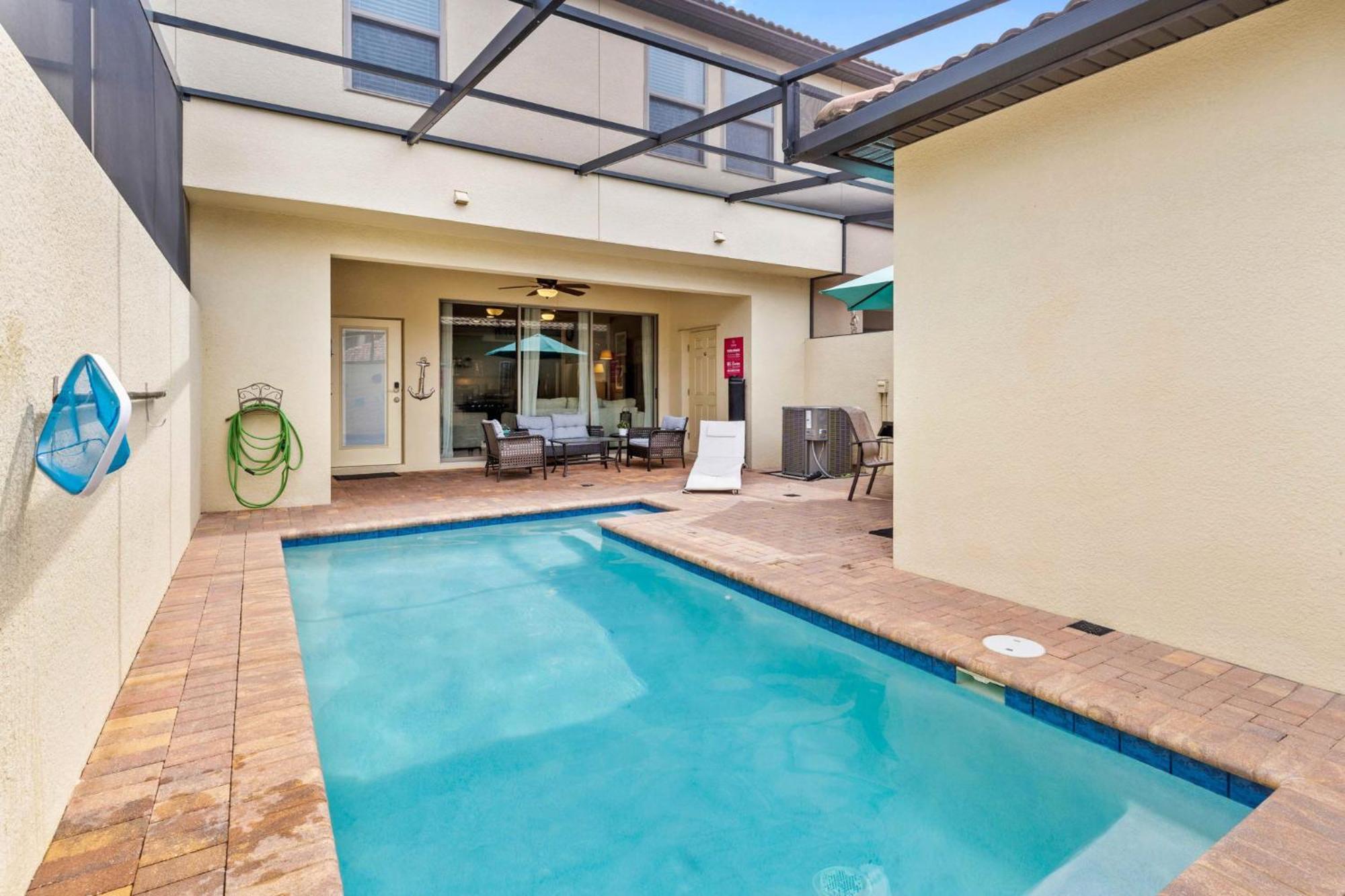 Townhome With Private Pool, Bbq & Free Waterpark Kissimmee Exterior photo